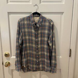 Rag & Bone Men's Plaid Button-Down Shirt - Size M